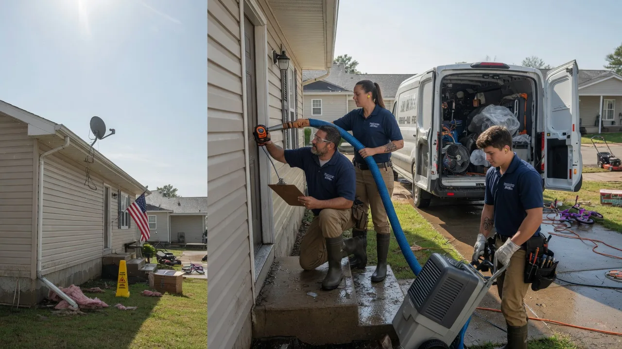 Ceiling Water Damage Restoration in Lebanon, OK near me