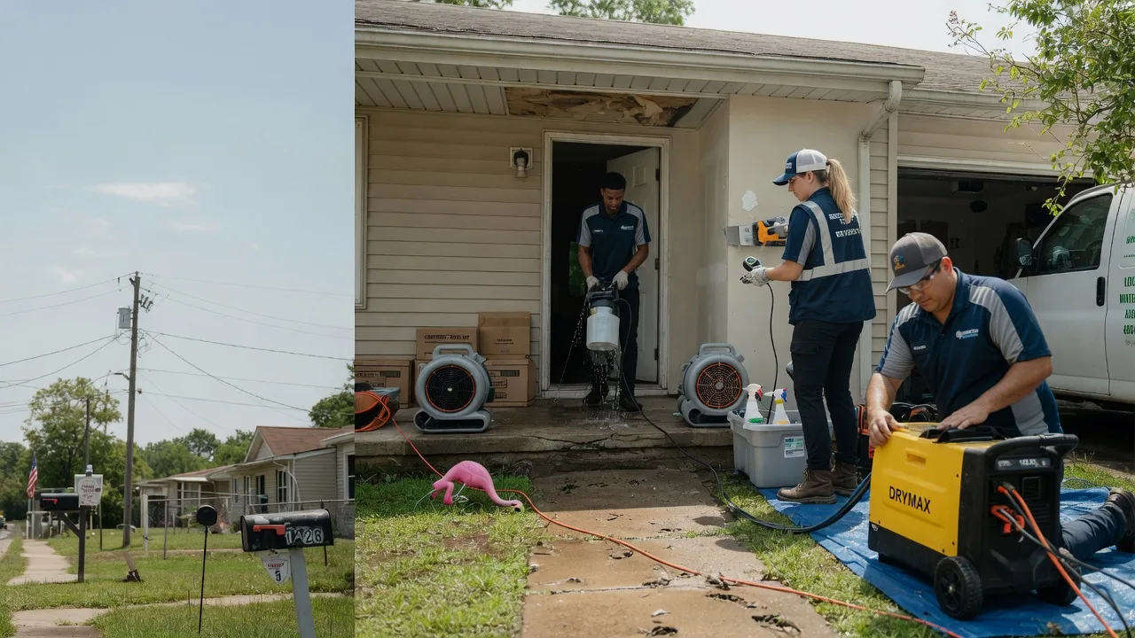 Storm Damage Water Removal in Lebanon, OK near me
